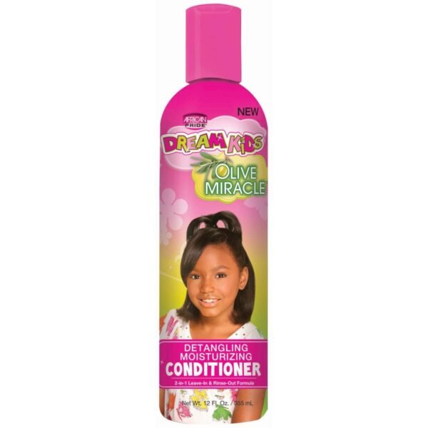 African Pride Dream Kids Olive Miracle Detangling Moisturizing Conditioner 12 oz