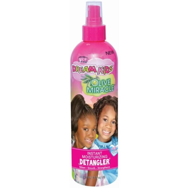 African Pride Dream Kids Olive Miracle Instant Detangler Spray 8 oz