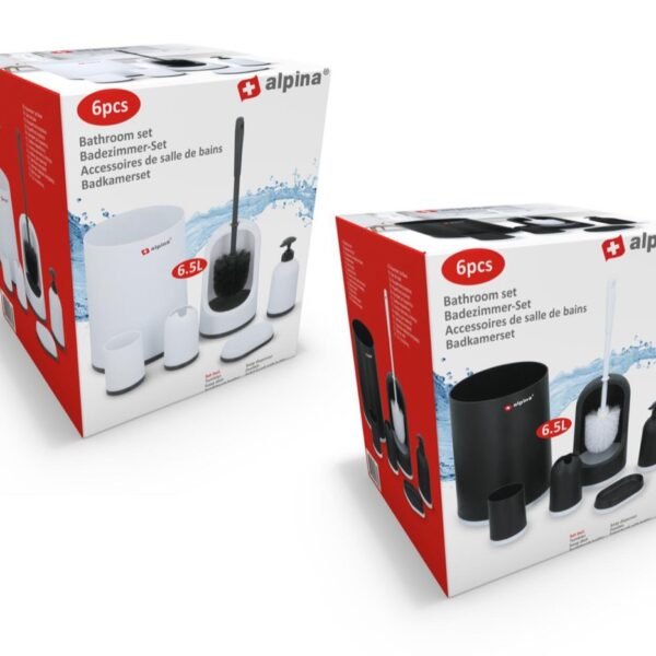 Bathroom set 6pc 2as