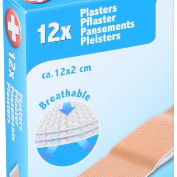Plaster 12x2cm 12pcs
