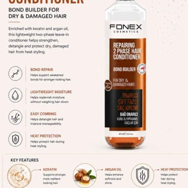 Fonex Two Phase Hair Cond.repairing 400 ml