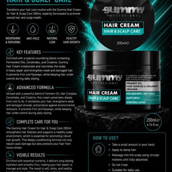 Gummy Hair Cream 200 ml