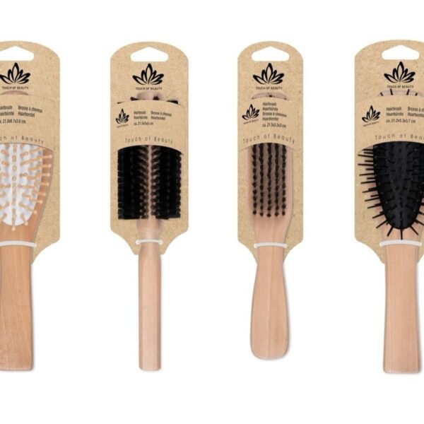 Hairbrush 4as Bamboo