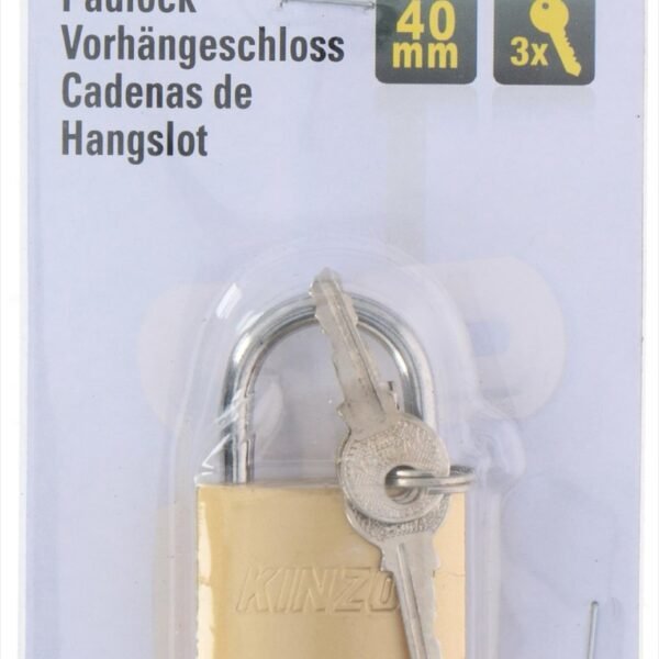 Padlock 40mm & 3keys st
