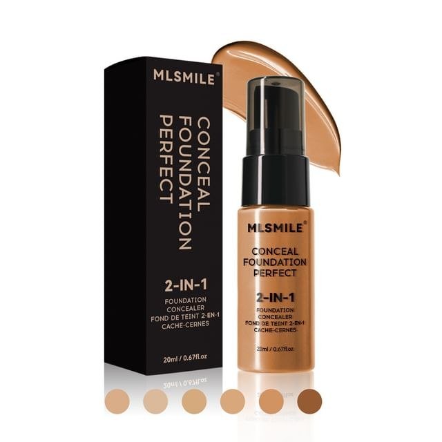 MLSMILE 2-in-1 Conceal Foundation – 05, 20ml