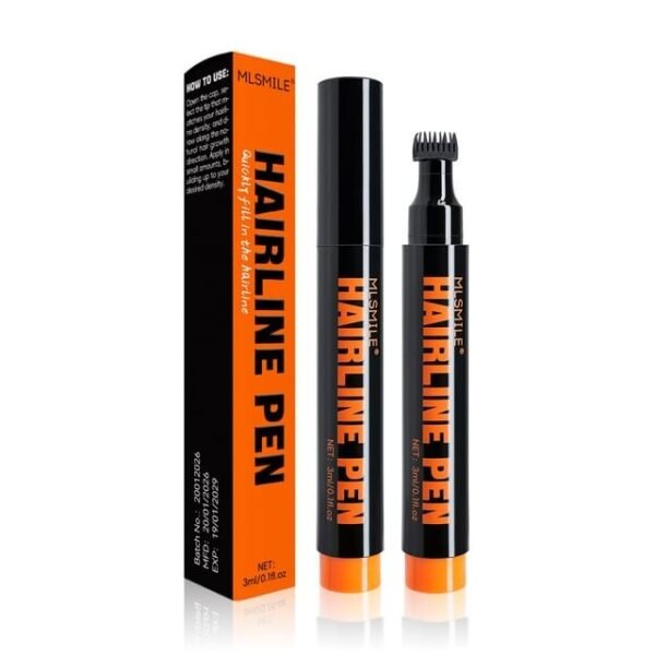 MLSMILE Waterproof Hairline Pen – 02 Brown, 3ml