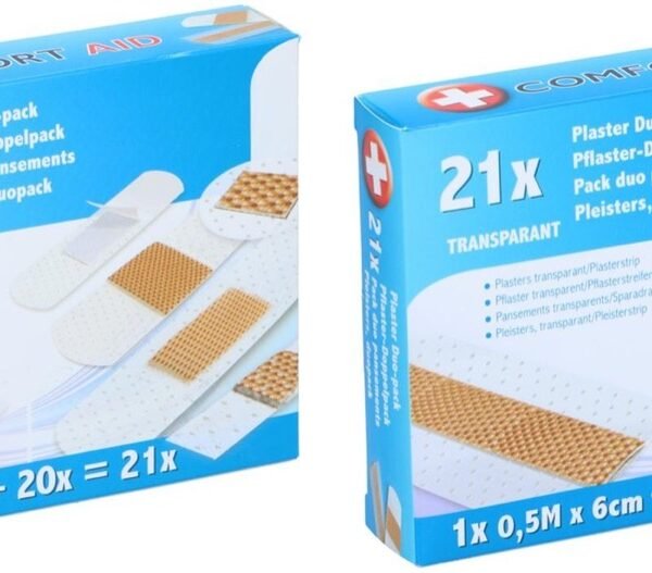 Plaster transp. 20pcs +1 strip
