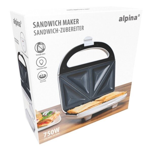 Sandwich maker 2 slices 750W