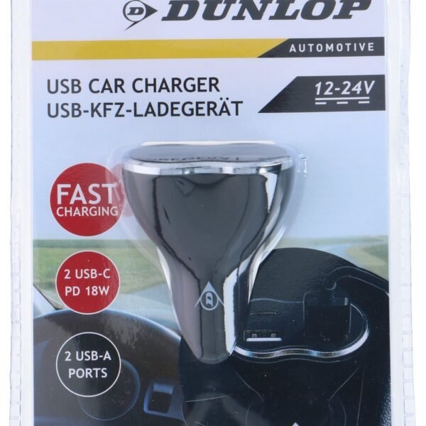 Car charger 2xUSB A + 2xUSB C