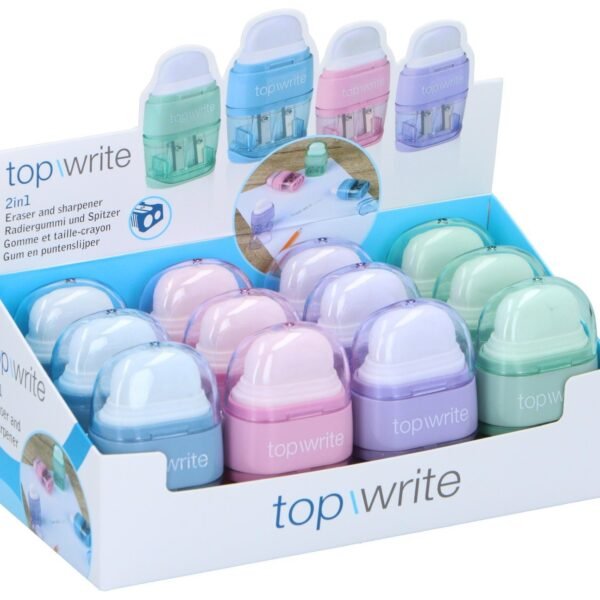 Eraser and sharpener 4as