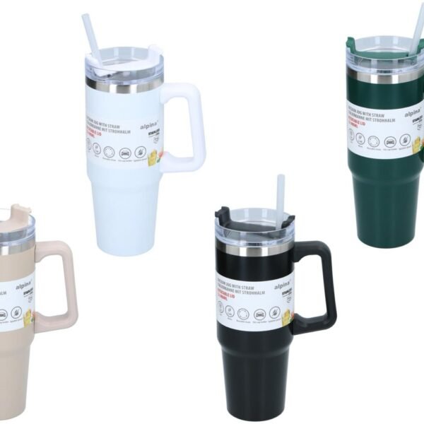Vacuum jug incl. straw 4as